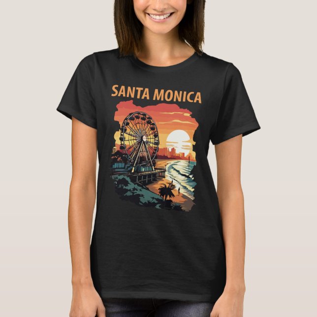 Santa Monica T Shirt (Framsida)