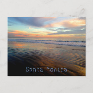 Santa Monica Trippy Sunset Dream Vykort