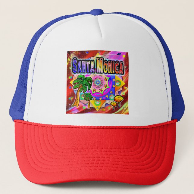 Santa Monica Tropical Friends Hat Keps (Framsida)