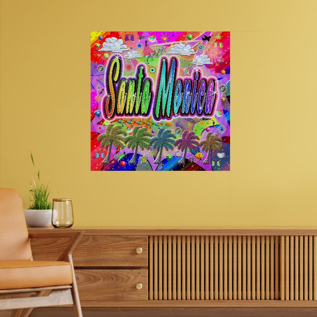 Santa Monica Vista Express Poster (Vardagsrum 2)