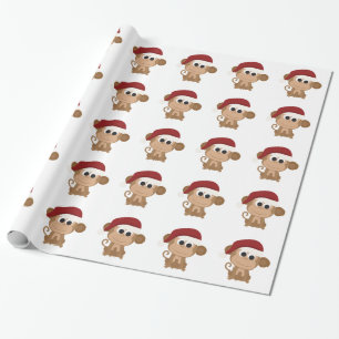 Santa Monkey Presentpapper