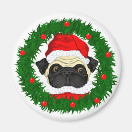Santa mops magnet