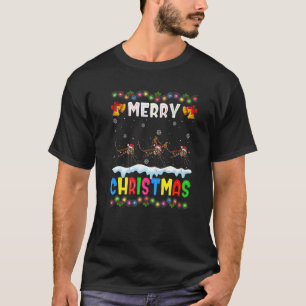 Santa Mosquito Animals God jul Pajama T Shirt