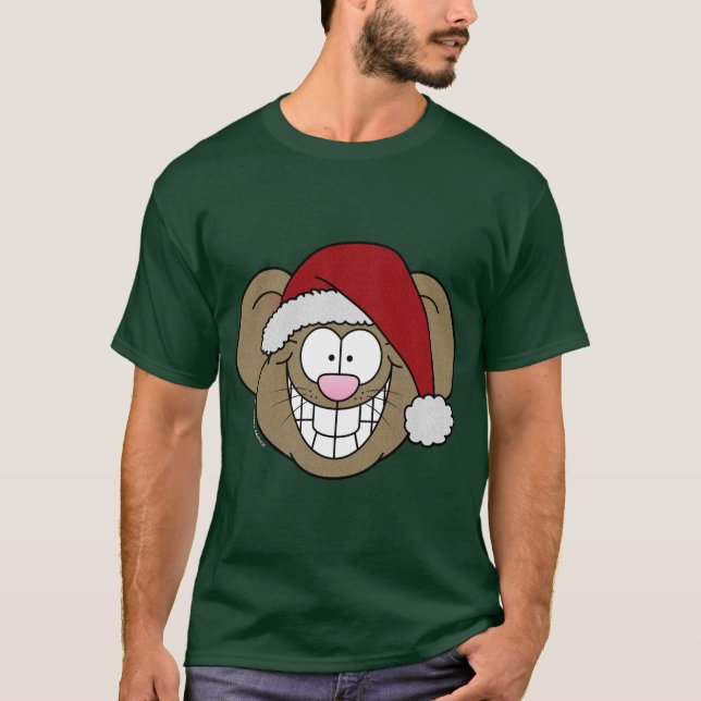 Santa Mouse T Shirt (Framsida)