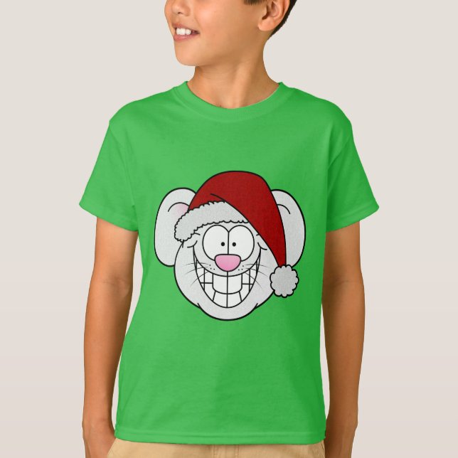 Santa Mouse T-Shirt (Framsida)