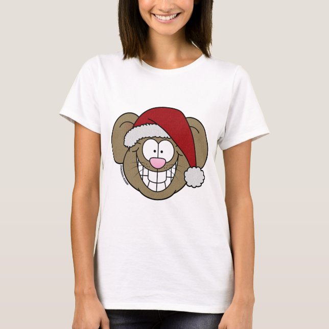 Santa Mouse T-Shirt (Framsida)