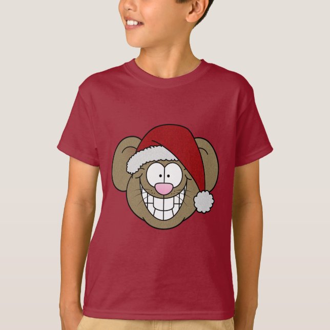 Santa Mouse T-Shirt (Framsida)