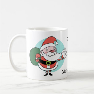 Santa & Mrs Claus anpassningsbar mugg