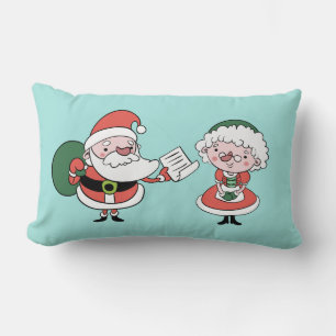 Santa & Mrs Claus dekorativ kudde