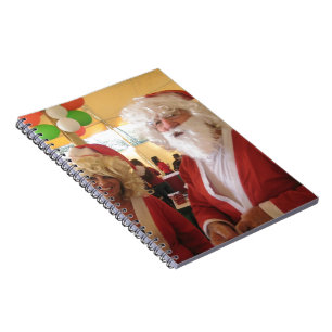 Santa & Mrs Claus God Firande - Festive Anteckningsbok Med Spiral