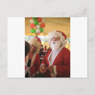 Santa & Mrs Claus God Firande - Festive Helg Vykort