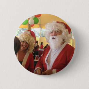 Santa & Mrs Claus God Firande - Festive Knapp