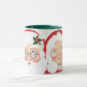 Santa & Mrs Claus-Helgdag Mugg