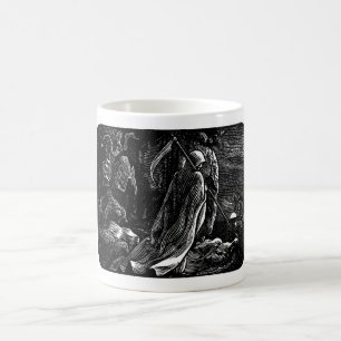 Santa Muerte (den mexicanska grymma reaperen) Kaffemugg