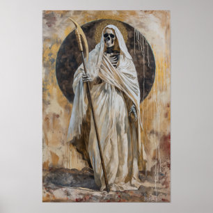 Santa Muerte Divine Guidance & Protection Poster