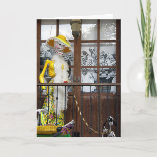 Santa muerte helgkort