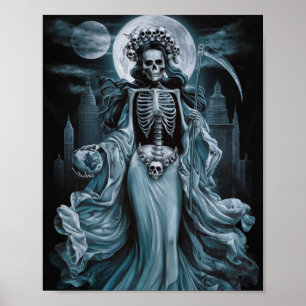 Santa Muerte in the Dead City Poster