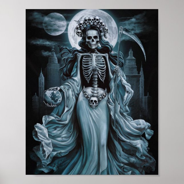 Santa Muerte in the Dead City Poster (Framsidan)