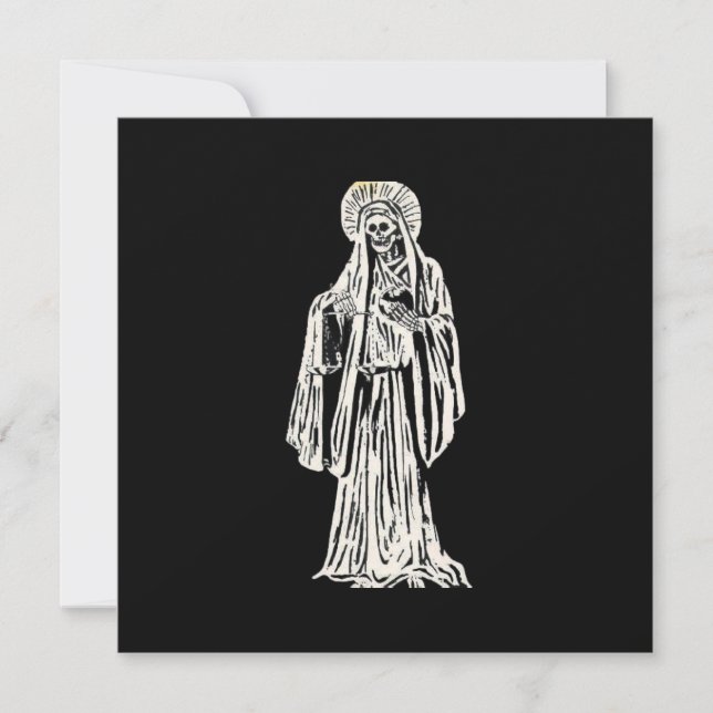 Santa Muerte Inbjudningar (Framsida)