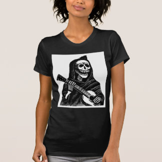 Santa Muerte (mexicansk grym Reaper) som leker T-shirt