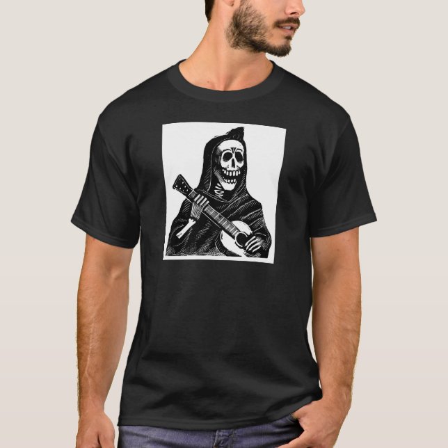 Santa Muerte (mexicansk grym Reaper) som leker Tröja (Framsida)