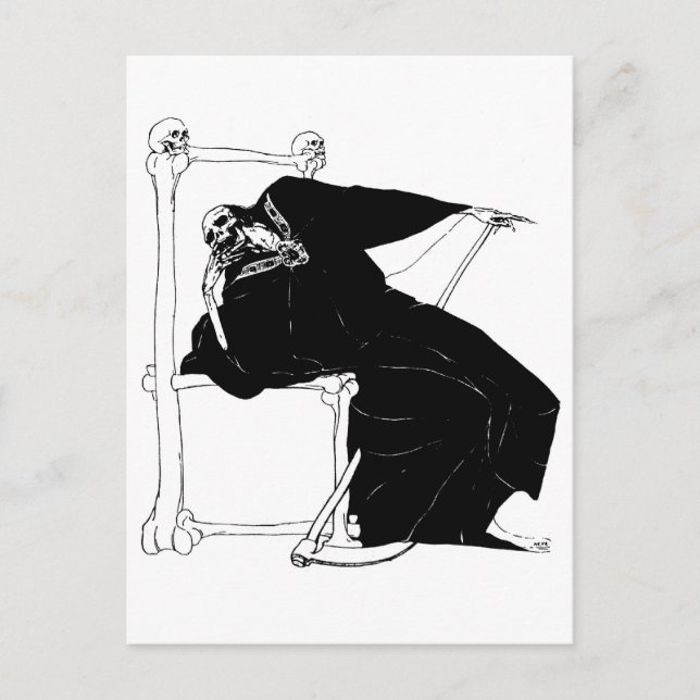 ’Santa Muerte’ (Mexikanska grimregementet) Vykort (Framsida)