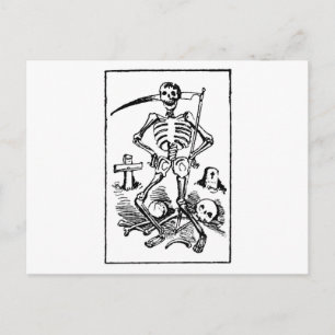 Santa Muerte, Mexikanska grimreglaget c. tidigt 19 Helg Vykort
