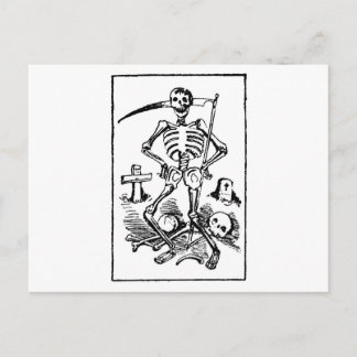 Santa Muerte, Mexikanska grimreglaget c. tidigt 19 Helg Vykort
