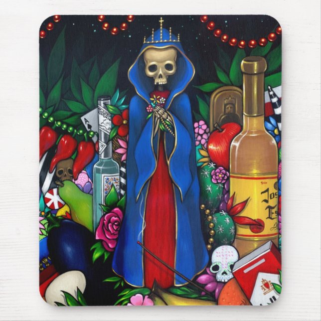 Santa Muerte Mousepad Musmatta (Framsidan)