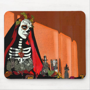 Santa Muerte Mousepad Musmatta