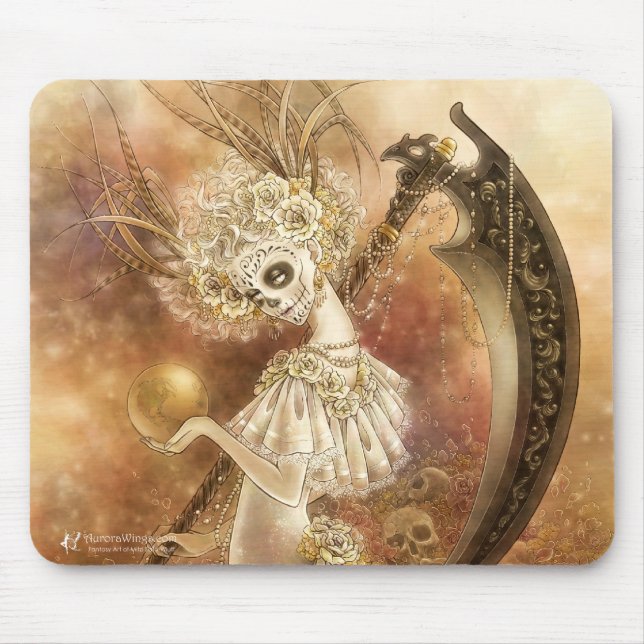 Santa Muerte Mousepad Musmatta (Framsidan)
