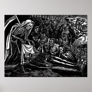 Santa Muerte och soldaten C. Mexico 1951 Poster