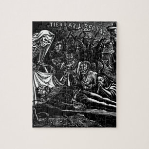 Santa Muerte och soldaten C. Mexico 1951 Pussel