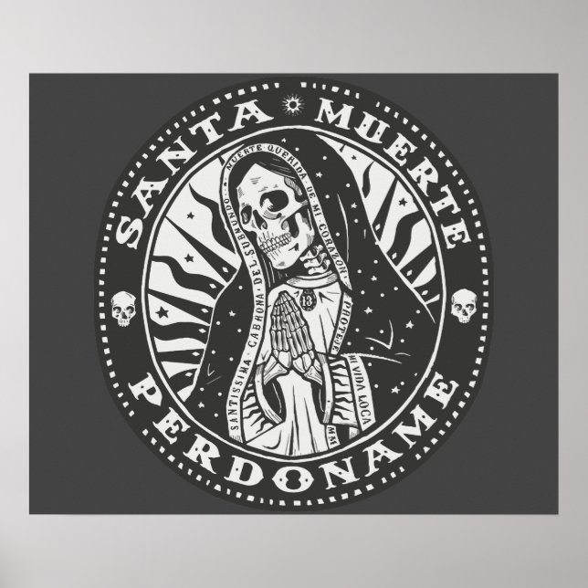 Santa Muerte Poster (Framsidan)