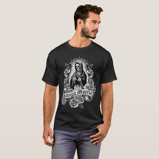 Santa Muerte T Shirt (Hel framsida)