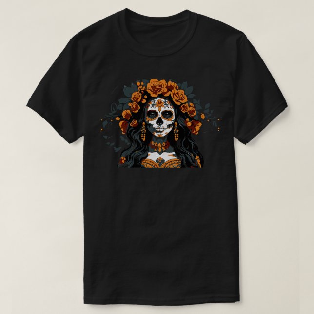 Santa muerte t shirt (Design framsida)