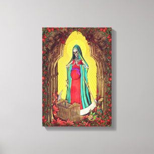 Santa Muerte Tarot - helig död Canvastryck
