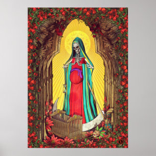 Santa Muerte Tarot - helig död Poster