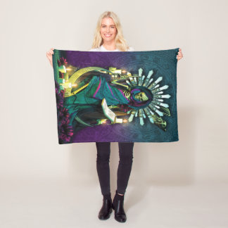 Santa Muerte Tarot - kickpriestessen Fleecefilt