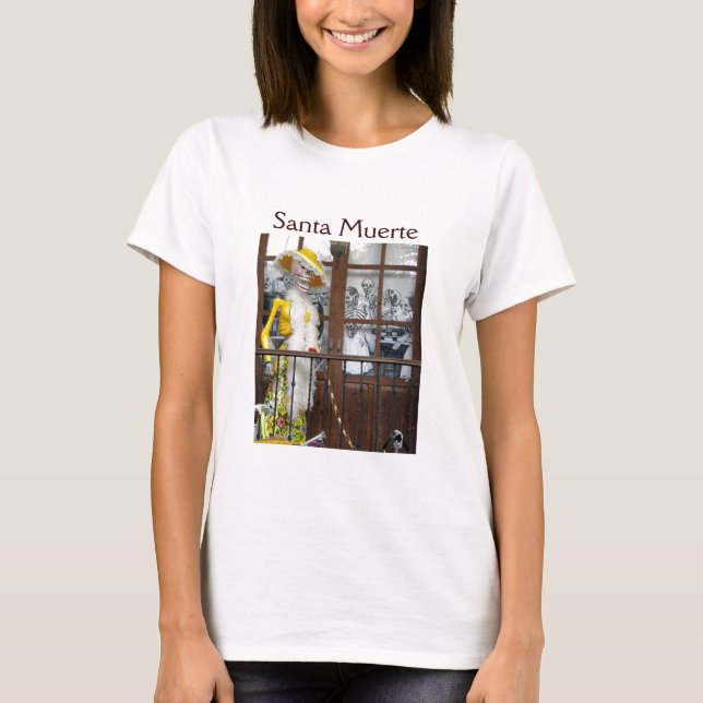 Santa muerte tee shirt (Framsida)