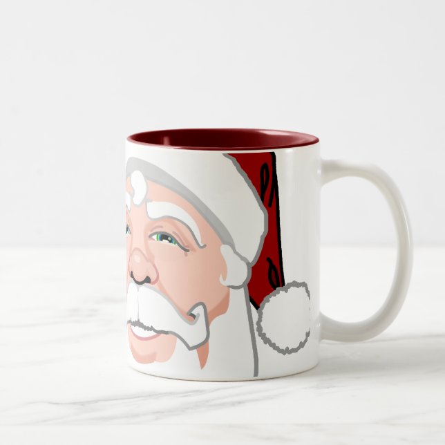 Santa Mugg-kaffe Kopp jultomten Kopp (Höger)