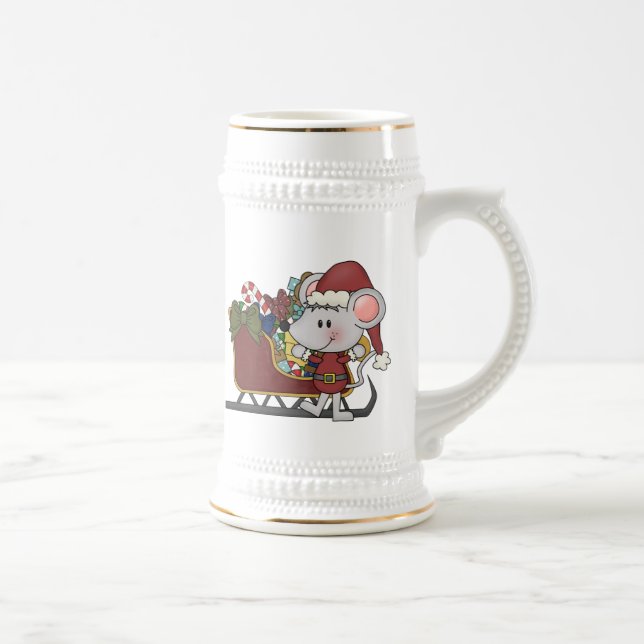 Santa mus med sleden sejdel (Höger)