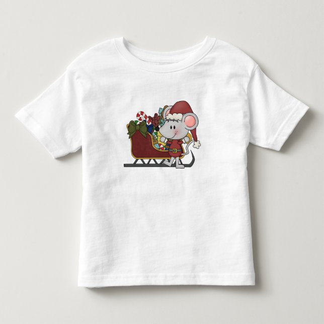 Santa mus med sleden tröja (Framsida)