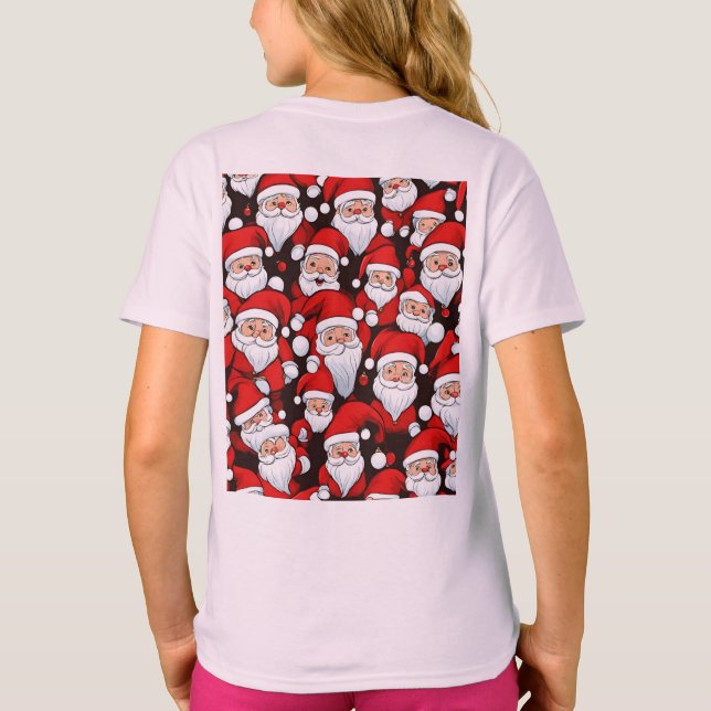 Santa n Reindeer T Shirt (Baksida)
