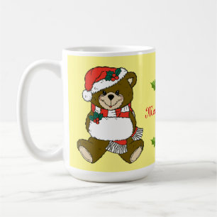 Santa Nalle Jul Djurart Kaffemugg