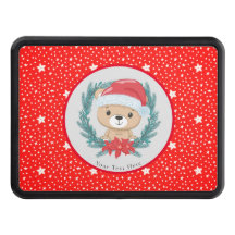 Santa Nalle Red and White Stars jul