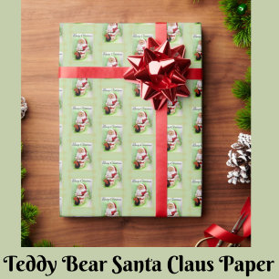 Santa Nalle Wrapping Papper Presentpapper