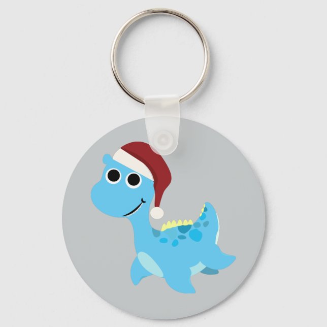 Santa Nessie Nyckelring (Framsida)