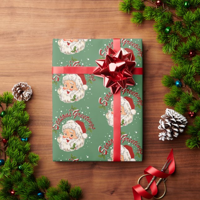 Santa No. 1 Season's Greetings Presentpapper (Julgåva)