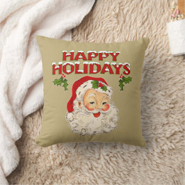 Santa No 2 Happy Holidays Kudde